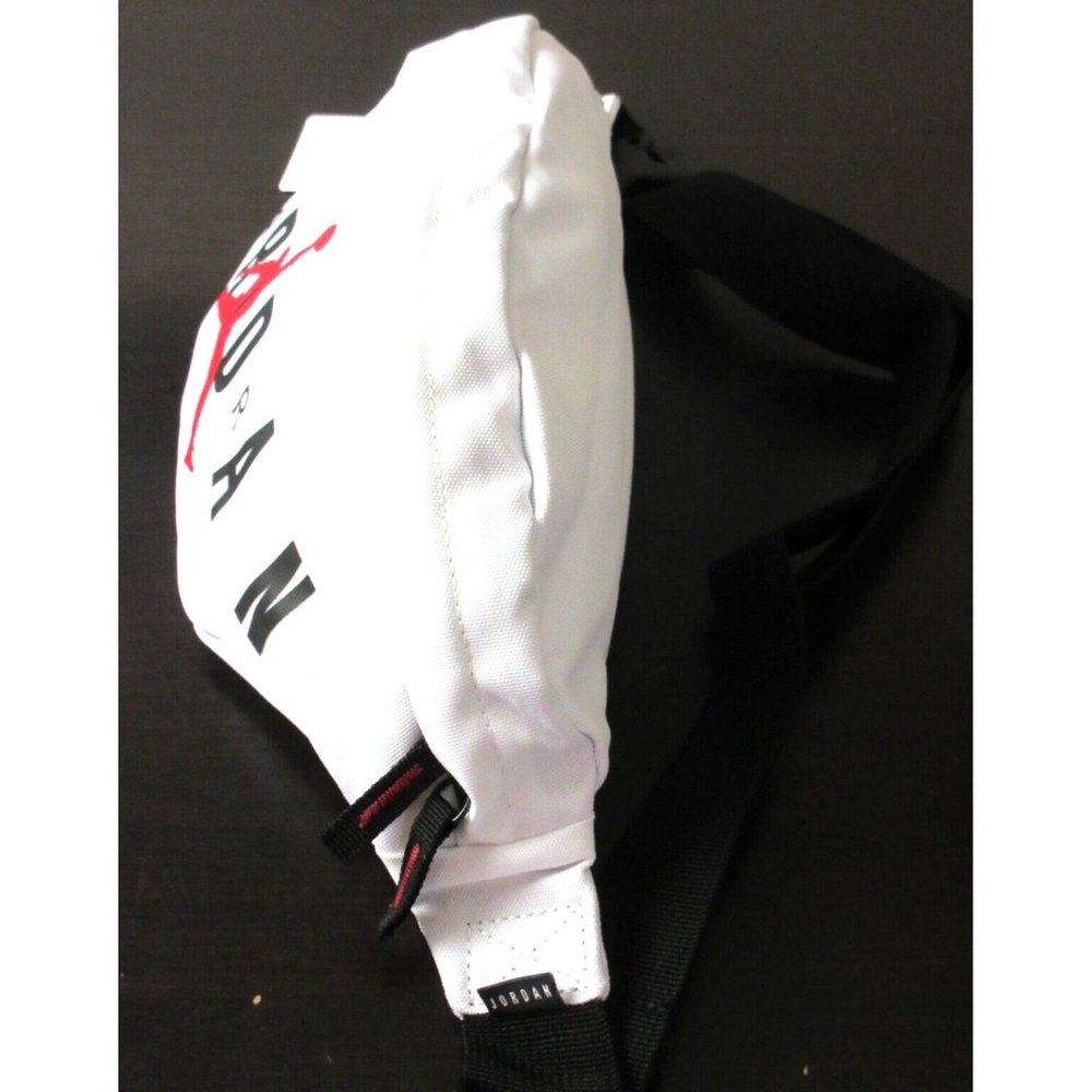Nike Jordan Air Crossbody Fanny Pack Waist Belt Bag White Black Red NWT - Picture 6 of 7